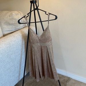 Gold sparkly dress